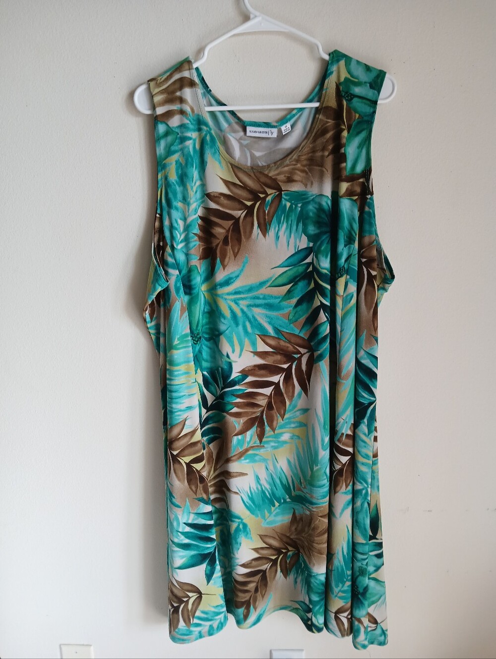 Susan Graver Sleeveless Dress 3X